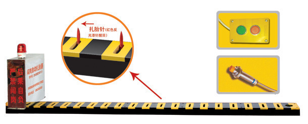 南宁武鸣区V3嵌入式闯岗自动扎胎器/阻车器